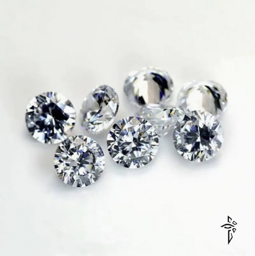 Бесцветные фианиты оптом 4А огранка круг_0 529591 0.17 ₽