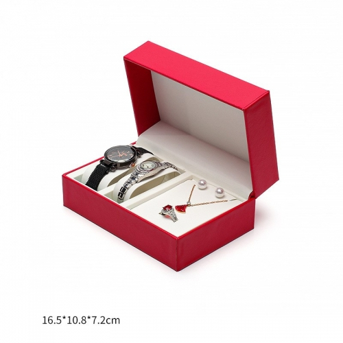 Футляр для двух часов из искусственной кожи, 16,5*10,8*7,2 см_11 500398 200.92 ₽