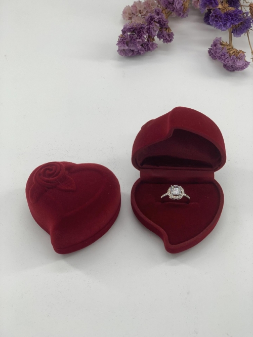 Футляр "Сердце" для одного кольца, 6*6*4 см_5 499408 0.00 ₽