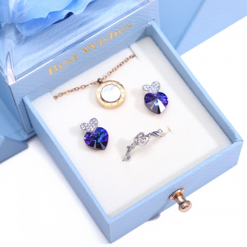 Подарочная коробка для хранения колец, колье и сережек, 8*7*8 см_3 500178 454.87 ₽