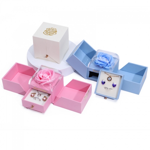 Подарочная коробка для хранения колец, колье и сережек, 8*7*8 см_1 500178 454.87 ₽