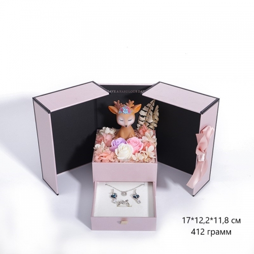 Подарочная коробка для хранения ювелирных украшений, 17*12,2*11,8 см_4 500163 1 311.59 ₽