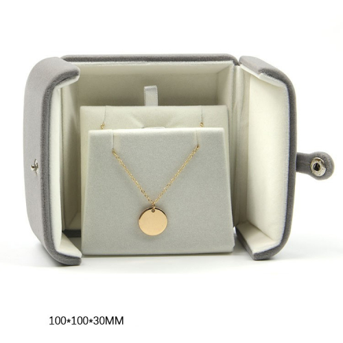Серый бархатный футляр для ювелирных изделий_6 502827 181.39 ₽