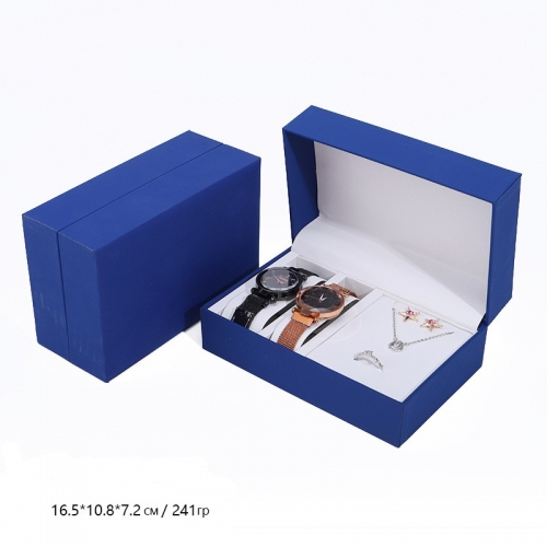 Футляр для двух часов из искусственной кожи, 16,5*10,8*7,2 см_7 500398 200.92 ₽