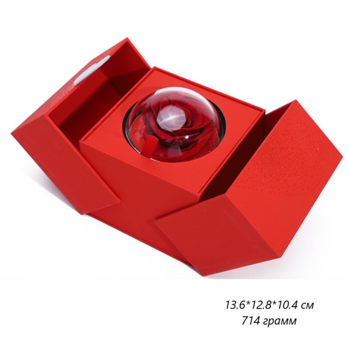 Футляр подарочный для ювелирных украшений, 13,6*12,8*10,4 см_5 500198 2 084.61 ₽