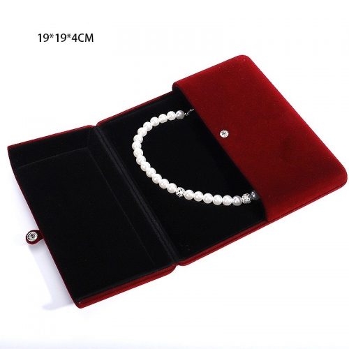 Бархатная шкатулка для жемчужного ожерелья, 19*19*4 см_6 500237 753.47 ₽