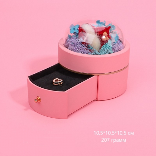 Подарочный футляр для ювелирных изделий, 10,5*10,5*10,5 см_5 500185 1 255.78 ₽