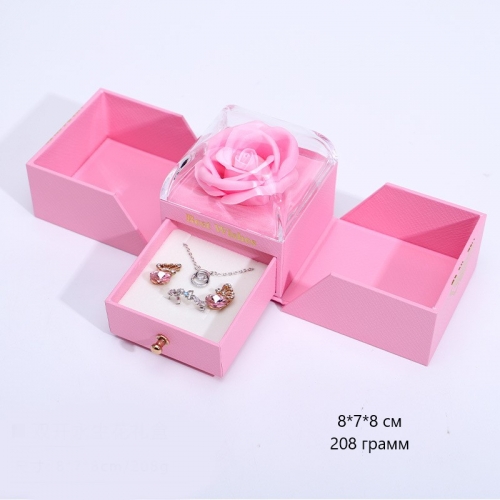 Подарочная коробка для хранения колец, колье и сережек, 8*7*8 см_6 500178 454.87 ₽