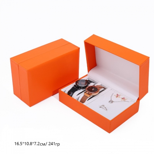 Футляр для двух часов из искусственной кожи, 16,5*10,8*7,2 см_16 500398 200.92 ₽