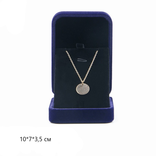 Фиолетовый бархатный футляр для украшений_9 502849 49.58 ₽