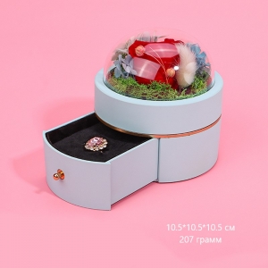 Подарочный футляр для ювелирных изделий, 10,5*10,5*10,5 см