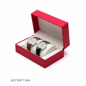Подарочный футляр для часов из искусственной кожи, 16.5*10.8*7.2 см