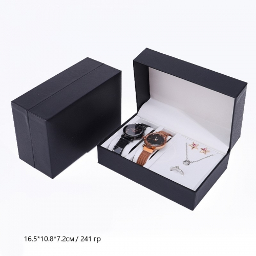 Футляр для двух часов из искусственной кожи, 16,5*10,8*7,2 см_9 500398 200.92 ₽